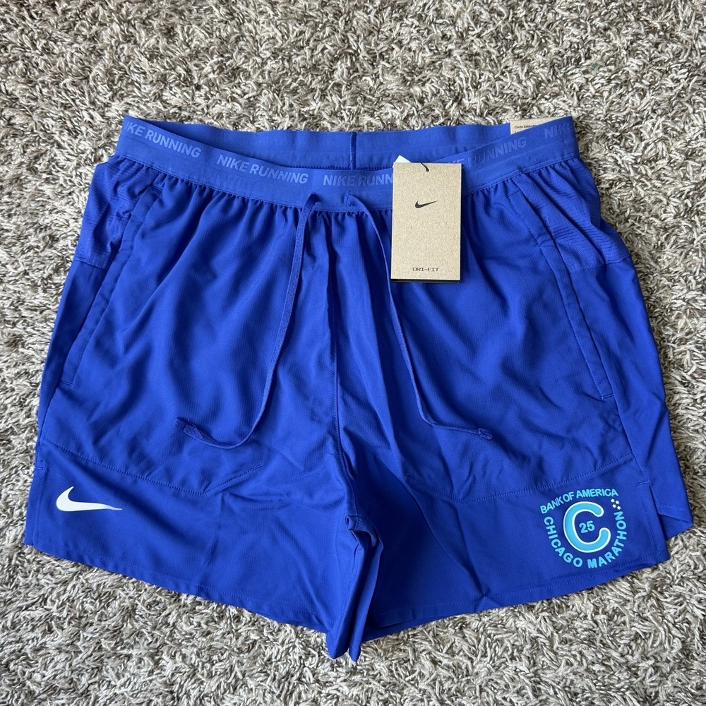 Nike Chicago Marathon 2025 Running Shorts Stride Men's Medium HQ4204-539 NEW
